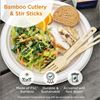 World Centric Compostable Bamboo Cutlery Set 2