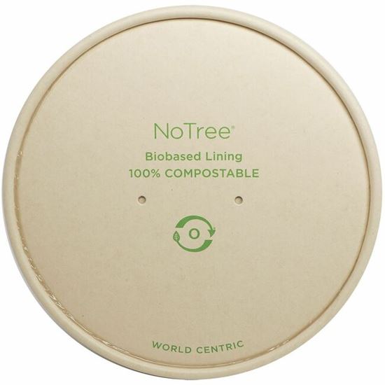 No Tree Compostable Paper Bowl Lids 1