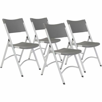 National Public Seating 600 Series Folding Chairs 1