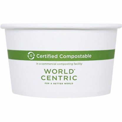 World Centric Compostable White Paper Bowls 1