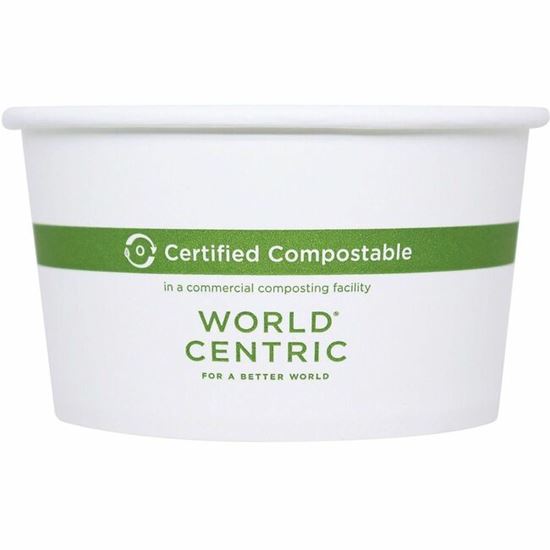 World Centric Compostable White Paper Bowls 1