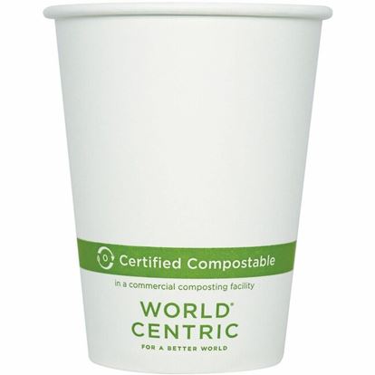 World Centric Compostable White Paper Hot Cups 1