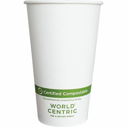 World Centric Compostable White Paper Hot Cups 1