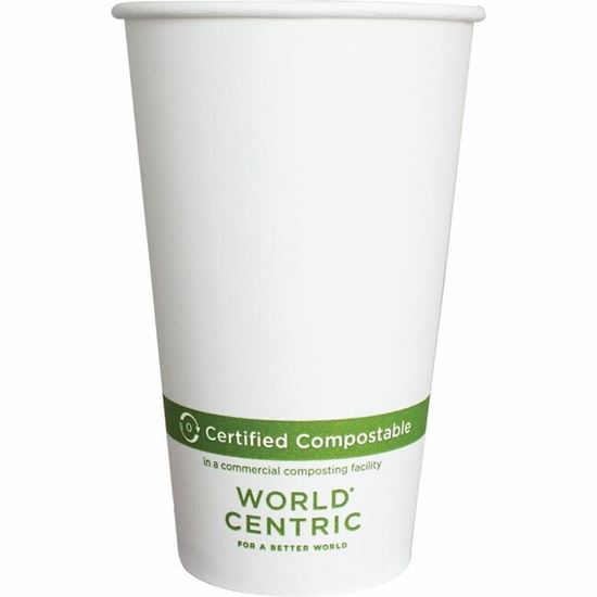 World Centric Compostable White Paper Hot Cups 1
