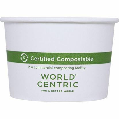 World Centric Compostable White Paper Bowls 1