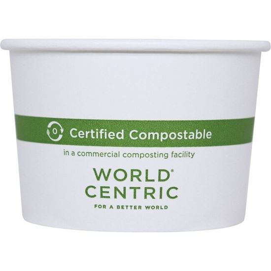 World Centric Compostable White Paper Bowls 1