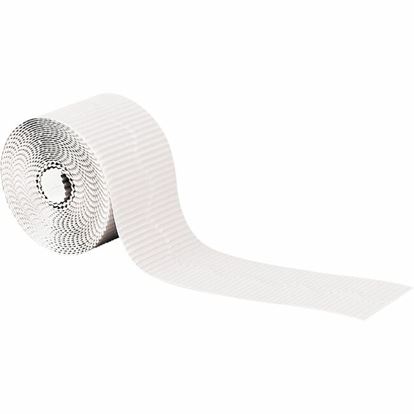 Pacon&reg; Bordette Decorative Border, White, 2-1/4" x 50', 1 Roll 1