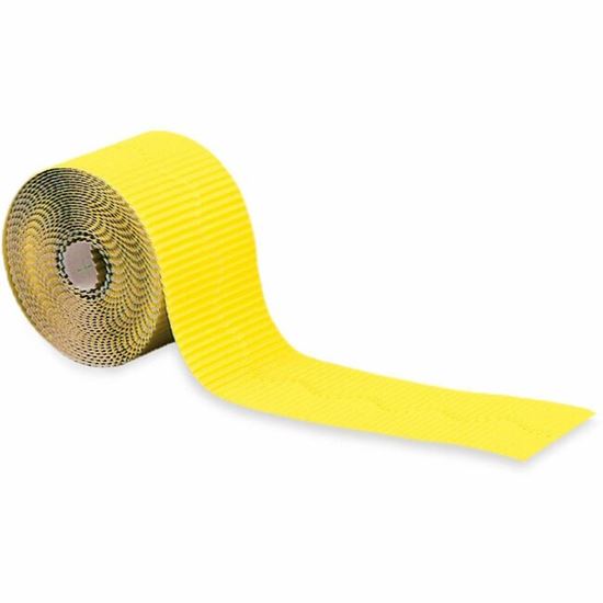 Pacon&reg; Decorative Border, Canary, 2-1/4" x 50', 1 Roll 1