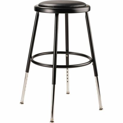 National Public Seating 6400 Series Heavy-Duty Padded Stools 1