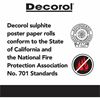 Decorol Flame Retardant Art Rolls 3