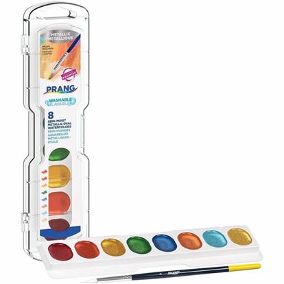 Prang Metallic Washable Watercolors Set 1
