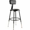 National Public Seating 6400 Series Heavy-Duty Padded Stools 1