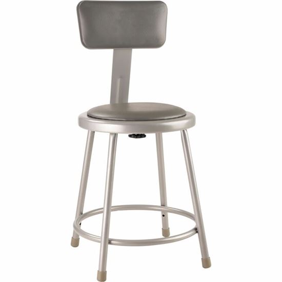 National Public Seating 6400 Series Heavy-Duty Padded Stools 1