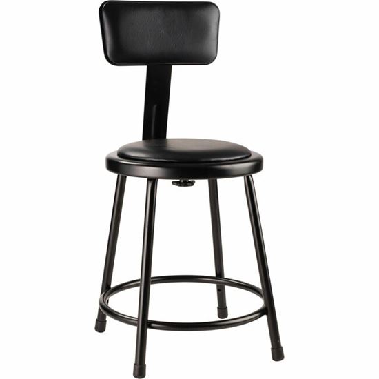 National Public Seating 6400 Series Heavy-Duty Padded Stools 1
