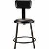 National Public Seating 6400 Series Heavy-Duty Padded Stools 3