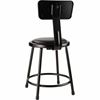 National Public Seating 6400 Series Heavy-Duty Padded Stools 4