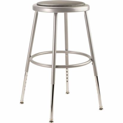 National Public Seating 6400 Series Heavy-Duty Padded Stools 1