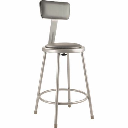 National Public Seating 6400 Series Heavy-Duty Padded Stools 1