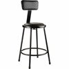 National Public Seating 6400 Series Heavy-Duty Padded Stools 1