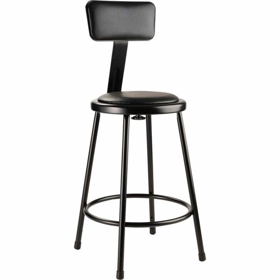 National Public Seating 6400 Series Heavy-Duty Padded Stools 1
