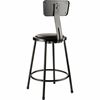 National Public Seating 6400 Series Heavy-Duty Padded Stools 5