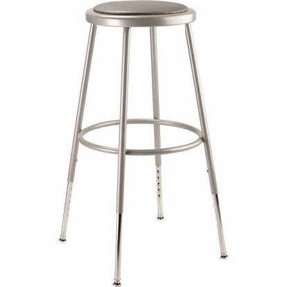 National Public Seating 6400 Series Heavy-Duty Padded Stools 1