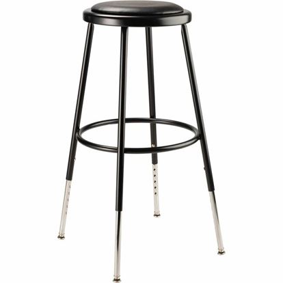 National Public Seating 6400 Series Heavy-Duty Padded Stools 1