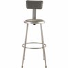 National Public Seating 6400 Series Heavy-Duty Padded Stools 3
