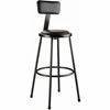 National Public Seating 6400 Series Heavy-Duty Padded Stools 1