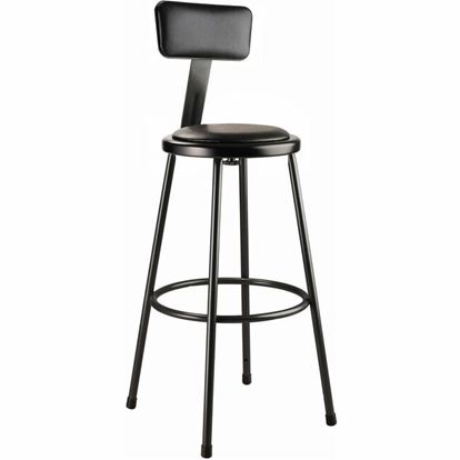 National Public Seating 6400 Series Heavy-Duty Padded Stools 1