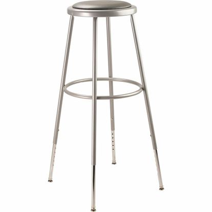National Public Seating 6400 Series Heavy-Duty Padded Stools 1