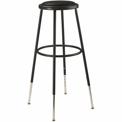 National Public Seating 6400 Series Heavy-Duty Padded Stools 1