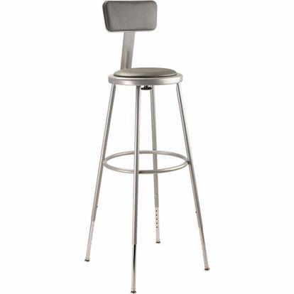 National Public Seating 6400 Series Heavy-Duty Padded Stools 1