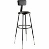 National Public Seating 6400 Series Heavy-Duty Padded Stools 1