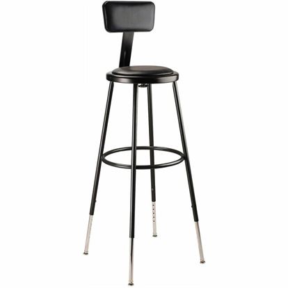 National Public Seating 6400 Series Heavy-Duty Padded Stools 1