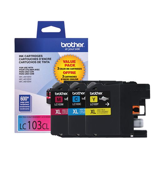 BROTHER MFC-J4410DW - C/M/Y InkJet Ink - 600EACH page yield 1