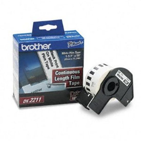 BROTHER DK2211 TAPE - WHITE Paper and Access. - 50' 1