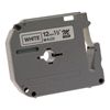 BROTHER 1/2" M TAPE - BLACK/WHITE Paper and Access. 1