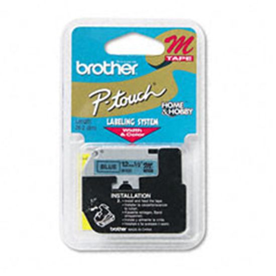 BROTHER 1/2" M TAPE - BLACK/BLUE Paper and Access. 1