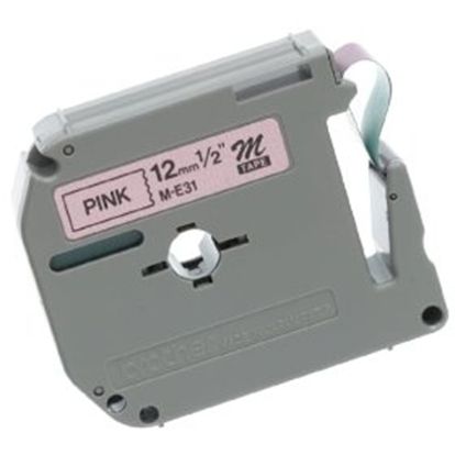 BROTHER 1/2" M TAPE - BLACK/PINK Paper and Access. 1