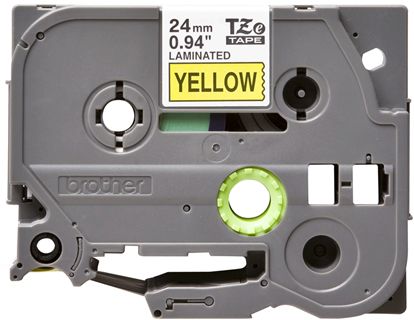 BROTHER 1" TZE TAPE - BLACK/YELLOW Paper and Access. 1