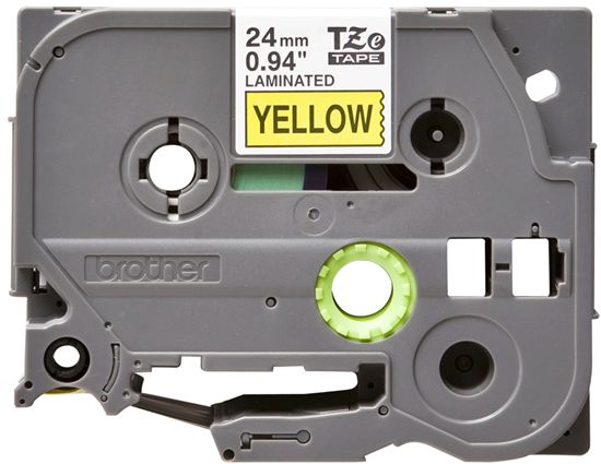 BROTHER 1" TZE TAPE - BLACK/YELLOW Paper and Access. 1