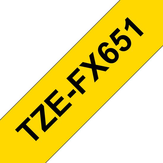 BROTHER 1" TZE TAPE - YELLOW Paper and Access. 1