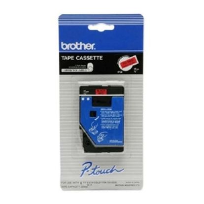 BROTHER 1/2" TC TAPE - BLACK/RED Paper and Access. 1