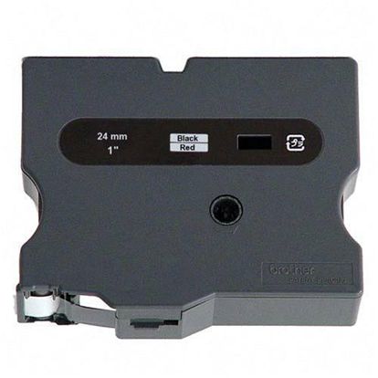 BROTHER 1" TX TAPE - BLACK/RED Paper and Access. 1