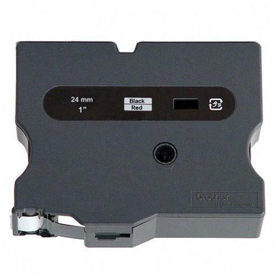 BROTHER 1" TX TAPE - BLACK/RED Paper and Access. 1