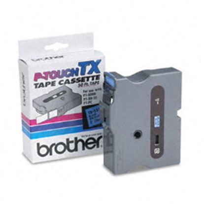 BROTHER 1" TX TAPE - BLACK/BLUE Paper and Access. 1