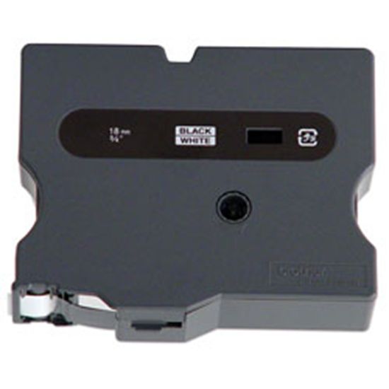 BROTHER 1" TX TAPE - WHITE/BLACK Paper and Access. 1