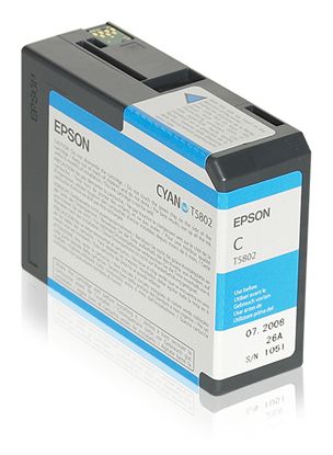 EPSON STYLUS PRO 3800 - CYAN InkJet Ink - 80 ML page yield 1
