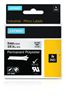 DYMO IND PERMANENT POLY - BLACK/CLEAR IND LABELS - 18' 1